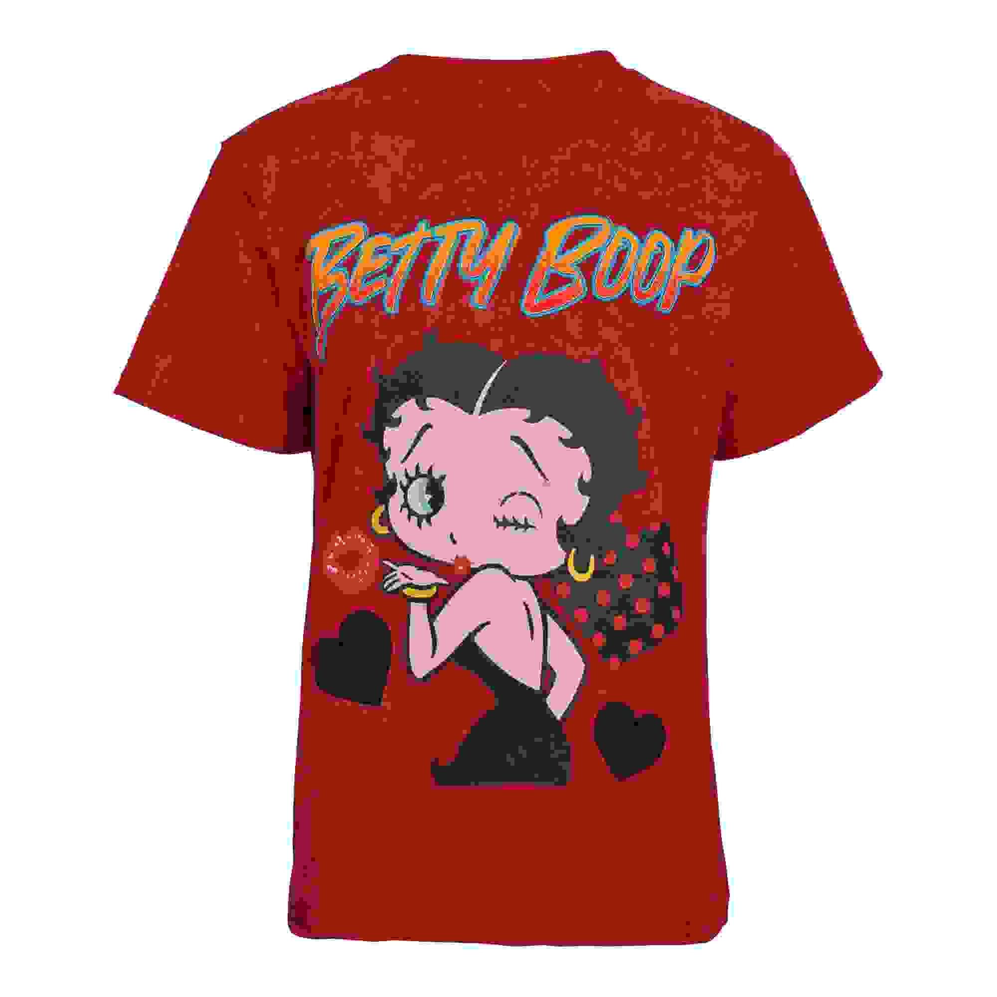 Reason Betty Boop Big Girls' Red Tee